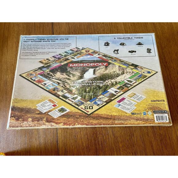 Monopoly Board Game Yellowstone National Park Collectors Edition New & Sealed - Picture 4 of 4